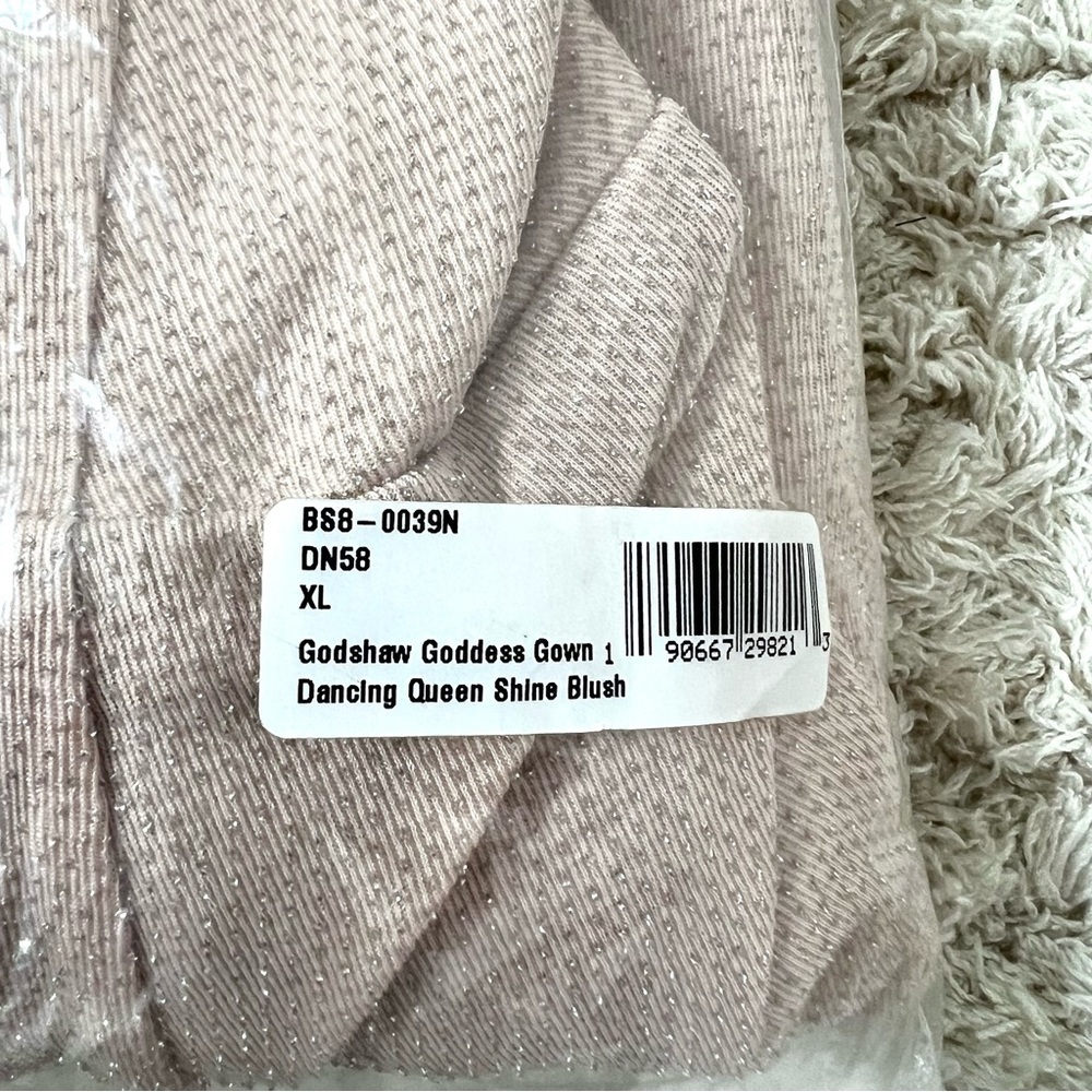 Show Me Your MuMu Godshaw Goddess Gown Backless, Shine Blush Bridesmaid Dress - Picture 4 of 6